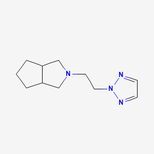 2-(2-{octahydrocyclopenta[c]pyrrol-2-yl}ethyl)-2H-1,2,3-triazole