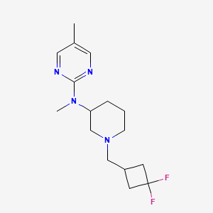 N-{1-[(3,3-difluorocyclobutyl)methyl]piperidin-3-yl}-N,5-dimethylpyrimidin-2-amine