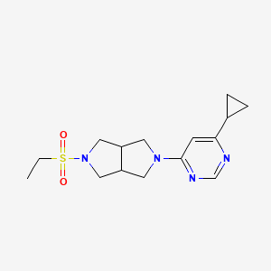 4-Cyclopropyl-6-[5-(ethanesulfonyl)-octahydropyrrolo[3,4-c]pyrrol-2-yl]pyrimidine