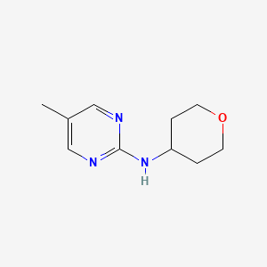 5-methyl-N-(oxan-4-yl)pyrimidin-2-amine