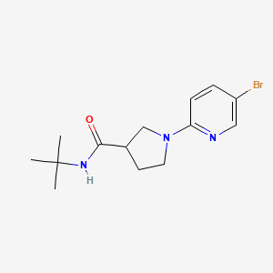 1-(5-bromopyridin-2-yl)-N-tert-butylpyrrolidine-3-carboxamide