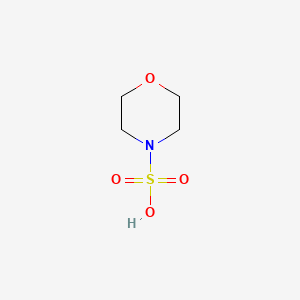 molecular formula C4H9NO4S B1222897 Morpholine-4-sulfonic acid CAS No. 6427-18-5