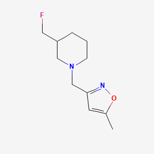 3-(Fluoromethyl)-1-[(5-methyl-1,2-oxazol-3-yl)methyl]piperidine