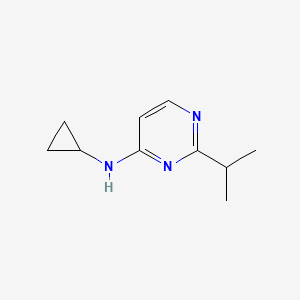 N-cyclopropyl-2-(propan-2-yl)pyrimidin-4-amine