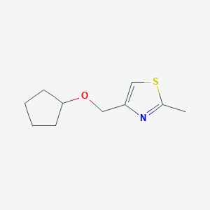 4-[(Cyclopentyloxy)methyl]-2-methyl-1,3-thiazole