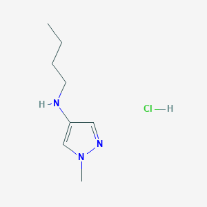 N-butyl-1-methylpyrazol-4-amine;hydrochloride