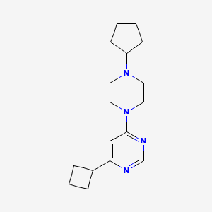 4-Cyclobutyl-6-(4-cyclopentylpiperazin-1-yl)pyrimidine