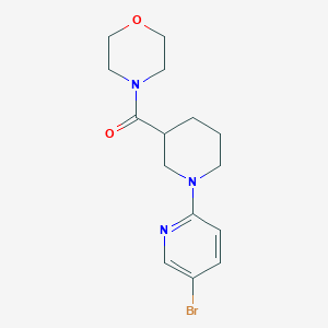 4-[1-(5-Bromopyridin-2-yl)piperidine-3-carbonyl]morpholine