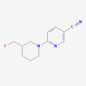 6-[3-(Fluoromethyl)piperidin-1-yl]pyridine-3-carbonitrile