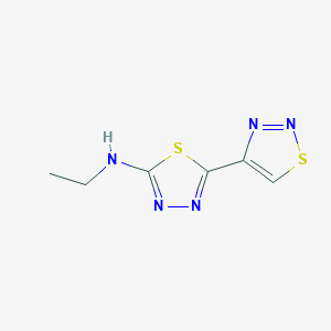 N-ethyl-5-(1,2,3-thiadiazol-4-yl)-1,3,4-thiadiazol-2-amine