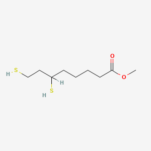 molecular formula C9H18O2S2 B1222923 Methyl 6,8-bis(sulfanyl)octanoate CAS No. 50628-93-8