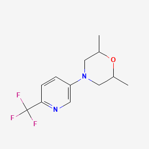 2,6-Dimethyl-4-[6-(trifluoromethyl)pyridin-3-yl]morpholine