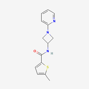 5-methyl-N-[1-(pyridin-2-yl)azetidin-3-yl]thiophene-2-carboxamide