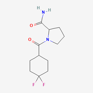 1-(4,4-Difluorocyclohexanecarbonyl)pyrrolidine-2-carboxamide