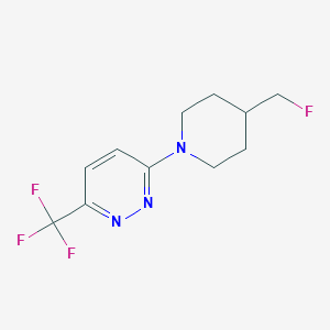 3-[4-(Fluoromethyl)piperidin-1-yl]-6-(trifluoromethyl)pyridazine