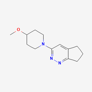 1-{5H,6H,7H-cyclopenta[c]pyridazin-3-yl}-4-methoxypiperidine