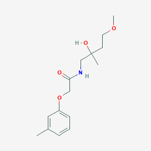 N-(2-hydroxy-4-methoxy-2-methylbutyl)-2-(3-methylphenoxy)acetamide