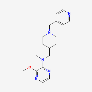 3-methoxy-N-methyl-N-({1-[(pyridin-4-yl)methyl]piperidin-4-yl}methyl)pyrazin-2-amine