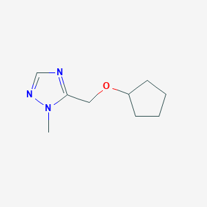 5-[(cyclopentyloxy)methyl]-1-methyl-1H-1,2,4-triazole