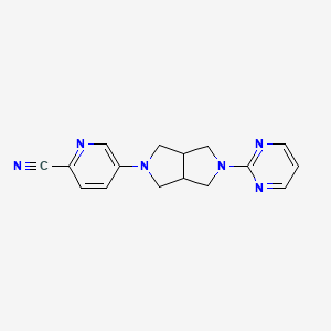 5-[5-(Pyrimidin-2-yl)-octahydropyrrolo[3,4-c]pyrrol-2-yl]pyridine-2-carbonitrile