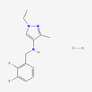 N-(2,3-Difluorobenzyl)-1-ethyl-3-methyl-1H-pyrazol-4-amine