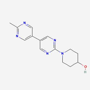 1-{2'-Methyl-[5,5'-bipyrimidin]-2-yl}piperidin-4-ol