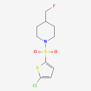 1-[(5-Chlorothiophen-2-yl)sulfonyl]-4-(fluoromethyl)piperidine