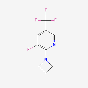 2-(Azetidin-1-yl)-3-fluoro-5-(trifluoromethyl)pyridine