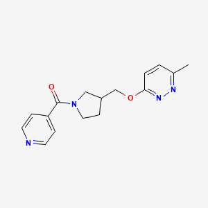 3-Methyl-6-{[1-(pyridine-4-carbonyl)pyrrolidin-3-yl]methoxy}pyridazine