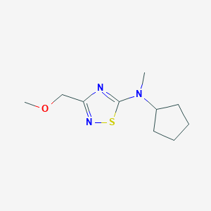 N-cyclopentyl-3-(methoxymethyl)-N-methyl-1,2,4-thiadiazol-5-amine