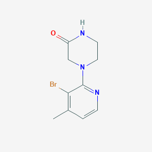 4-(3-Bromo-4-methylpyridin-2-yl)piperazin-2-one