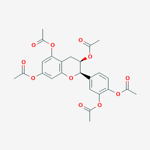 molecular formula C25H24O11 B122296 表儿茶素五乙酸酯 CAS No. 20194-41-6