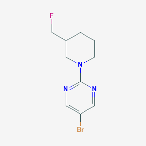 5-Bromo-2-[3-(fluoromethyl)piperidin-1-yl]pyrimidine