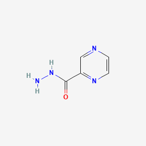 molecular formula C5H6N4O B1222964 吡嗪-2-甲酰肼 CAS No. 768-05-8