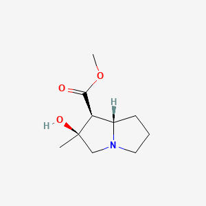 molecular formula C10H17NO3 B1222967 Tussilagine CAS No. 80151-77-5