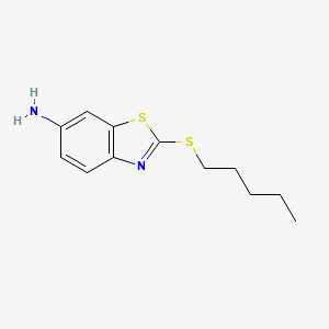 6-Amino-2-n-pentylthiobenzothiazole
