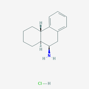 molecular formula C14H20ClN B1222971 10-Amino-1,2,3,4,4a,9,10,10a-octahydrophenanthrene CAS No. 54378-50-6