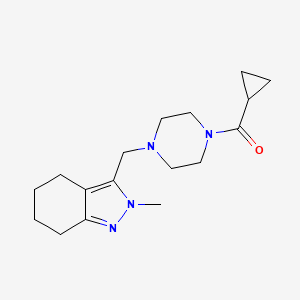 3-[(4-cyclopropanecarbonylpiperazin-1-yl)methyl]-2-methyl-4,5,6,7-tetrahydro-2H-indazole