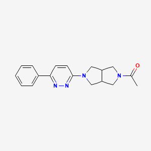 1-[5-(6-Phenylpyridazin-3-yl)-octahydropyrrolo[3,4-c]pyrrol-2-yl]ethan-1-one