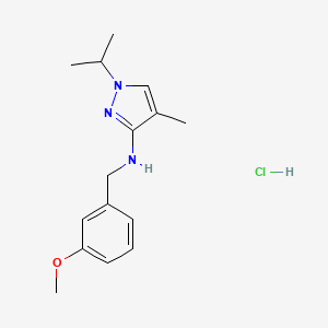 1-isopropyl-N-(3-methoxybenzyl)-4-methyl-1H-pyrazol-3-amine