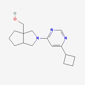 [2-(6-Cyclobutylpyrimidin-4-yl)-octahydrocyclopenta[c]pyrrol-3a-yl]methanol