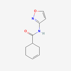 molecular formula C10H12N2O2 B12229808 N-(1,2-oxazol-3-yl)cyclohex-3-ene-1-carboxamide 