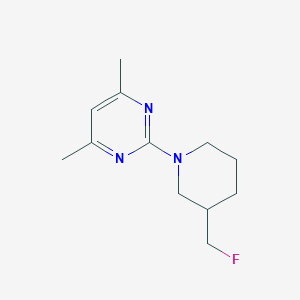 2-[3-(Fluoromethyl)piperidin-1-yl]-4,6-dimethylpyrimidine