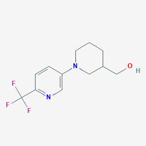 {1-[6-(Trifluoromethyl)pyridin-3-yl]piperidin-3-yl}methanol