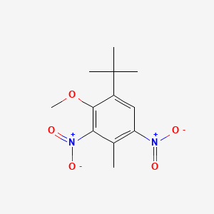molecular formula C12H16N2O5 B1223002 Musk ambrette CAS No. 83-66-9