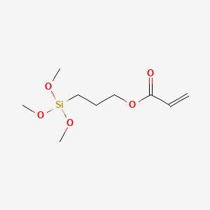 molecular formula C9H18O5Si B1223003 3-(Trimethoxysilyl)propyl acrylate CAS No. 4369-14-6