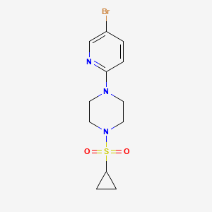 1-(5-Bromopyridin-2-yl)-4-(cyclopropanesulfonyl)piperazine