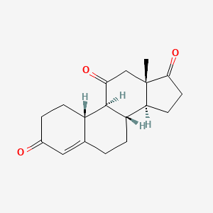 molecular formula C18H22O3 B1223004 Estr-4-ene-3,11,17-trione CAS No. 6615-01-6