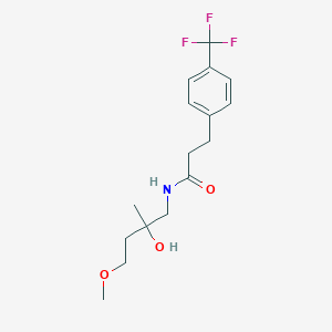 N-(2-hydroxy-4-methoxy-2-methylbutyl)-3-[4-(trifluoromethyl)phenyl]propanamide