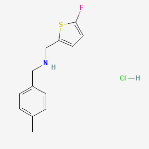 1-(5-fluoro-2-thienyl)-N-(4-methylbenzyl)methanamine